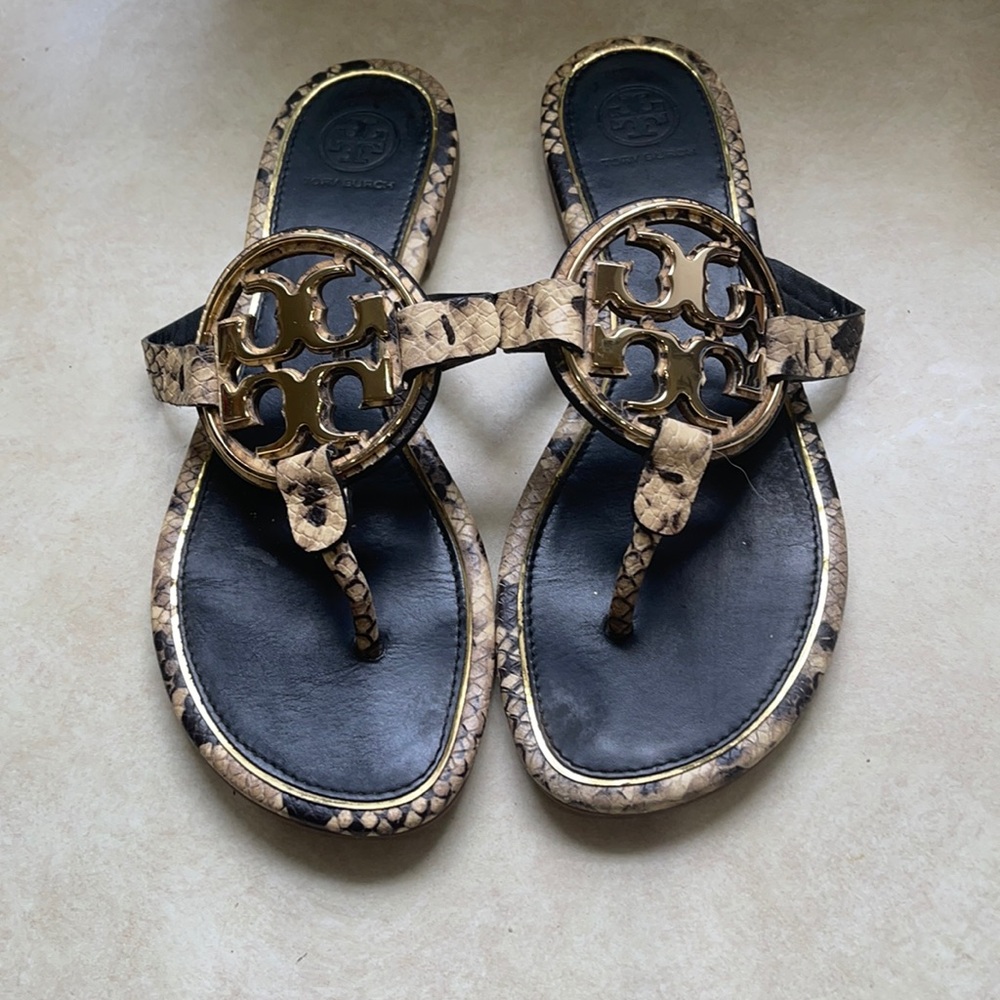 Tory Burch Miller snakeskin